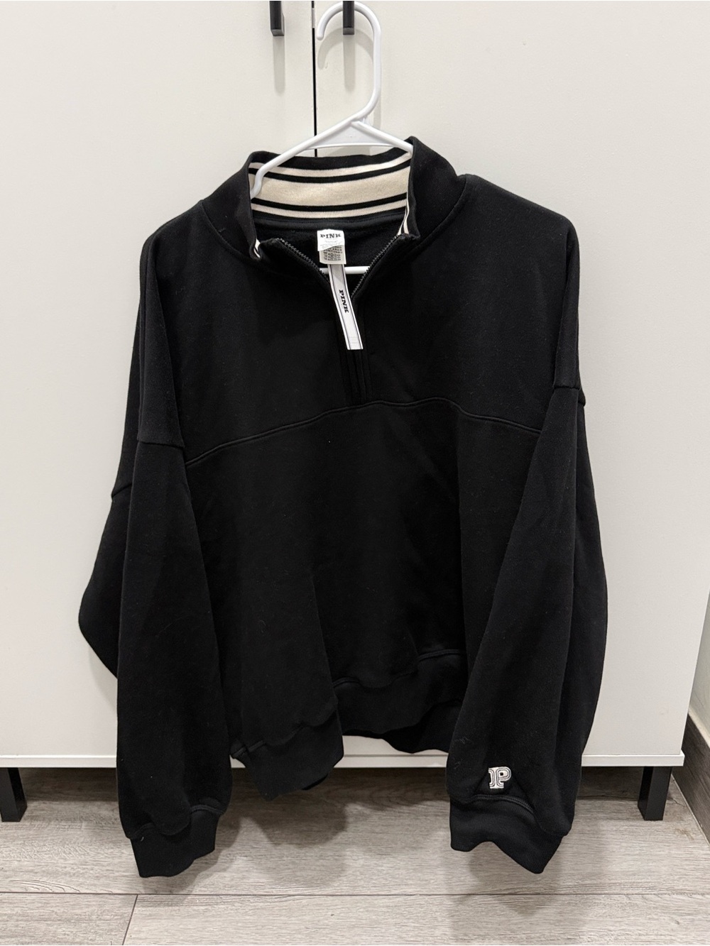 PINK Fleece Quarter-Zip Sweatshirt